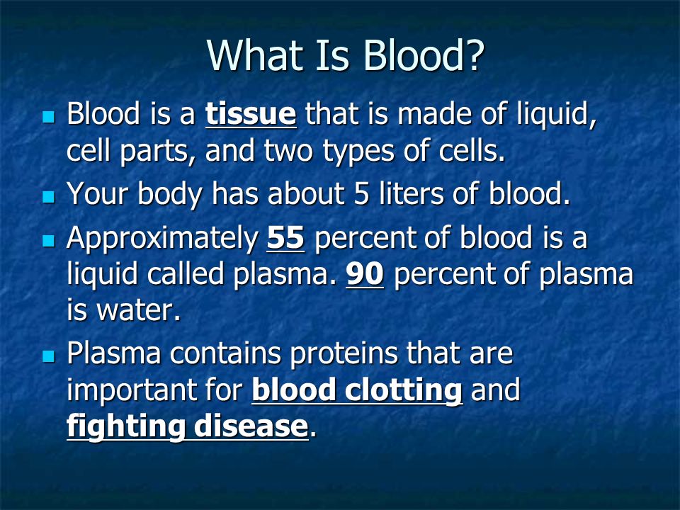 Why Is Blood Considered to Be a Tissue?